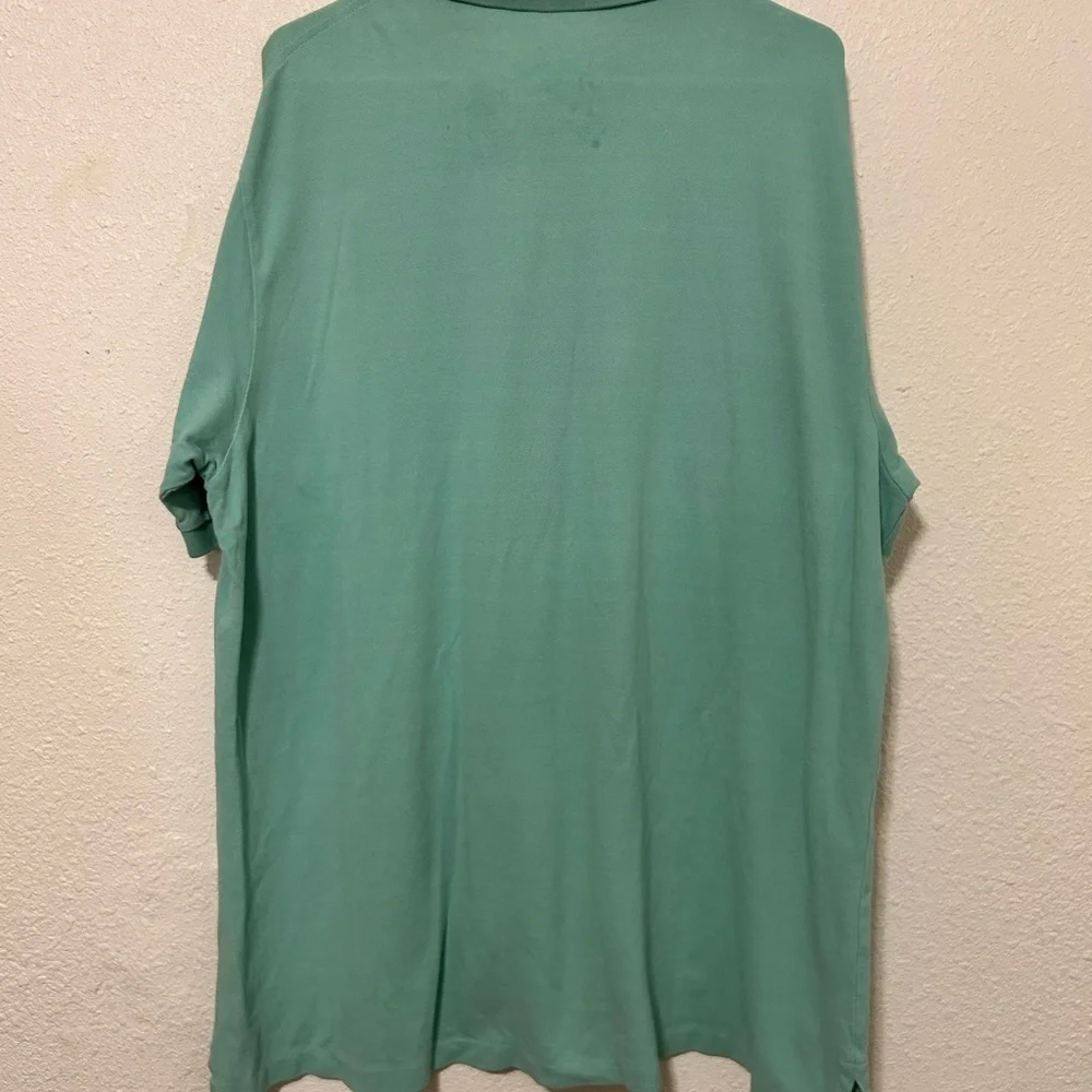 Polo Ralph Lauren Men's XL Tall Mint Green Lavender Pony‎ Short Sleeve
